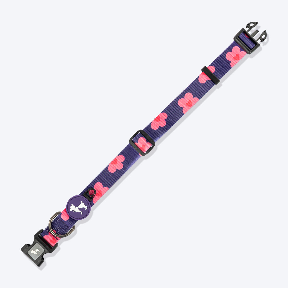 HUFT Midnight Meadow Collar For Dog - Purple