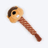 HUFT Busy Beaver Squeaky Plush Toy For Dog - Brown - Heads Up For Tails