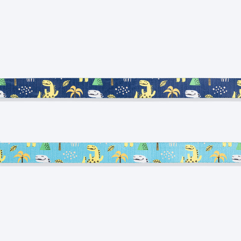 HUFT Dino Land Leash For Dog - Blue - Heads Up For Tails