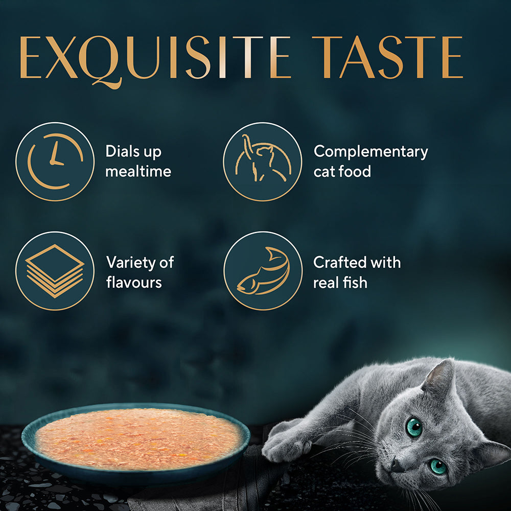 Sheba Rich Premium (1+ Years) Tuna Pumpkin & Carrot In Gravy Adult Wet Cat Food - 70 gm Packs