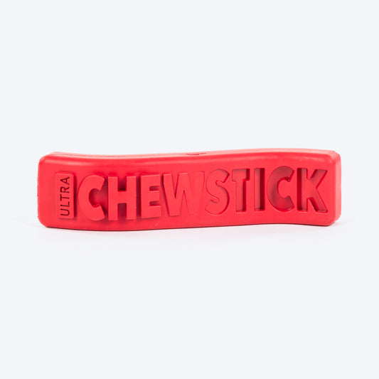 HUFT Chewtastic Chomp ’n’ Twist Chew Stick Toy For Dog - Red