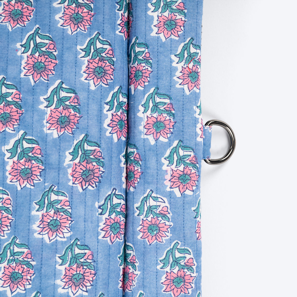 HUFT Jaipuri Phool Dog Mat - Blue & Pink