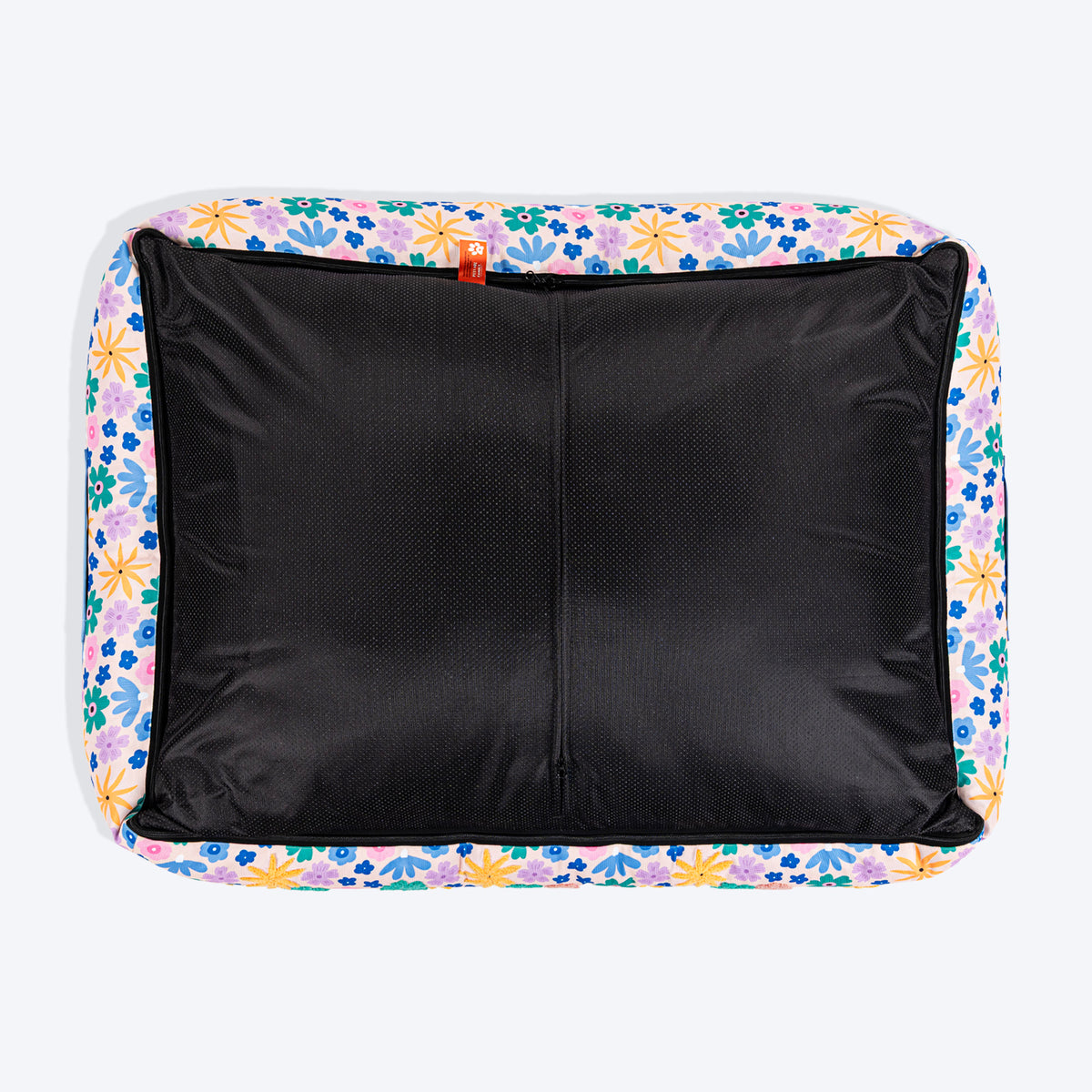 HUFT Bloomscape Lounger Bed For Dog - Blue - Heads Up For Tails