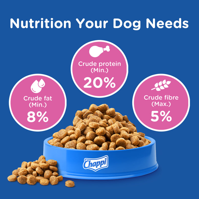 Chappi Chicken & Milk Dry Food For Puppy - Heads Up For Tails