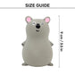 TLC Rubber Koala Squeaky Chew Toy For Dog - Grey