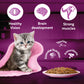 Whiskas Tuna in Jelly (2-12 Months) Wet Food For Kitten - 80 gm Pack - Heads Up For Tails