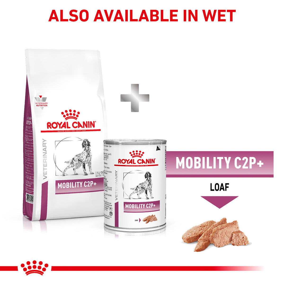 Royal Canin Veterinary Diet Mobility C2P+ Dry Food For Adult Dog - Heads Up For Tails