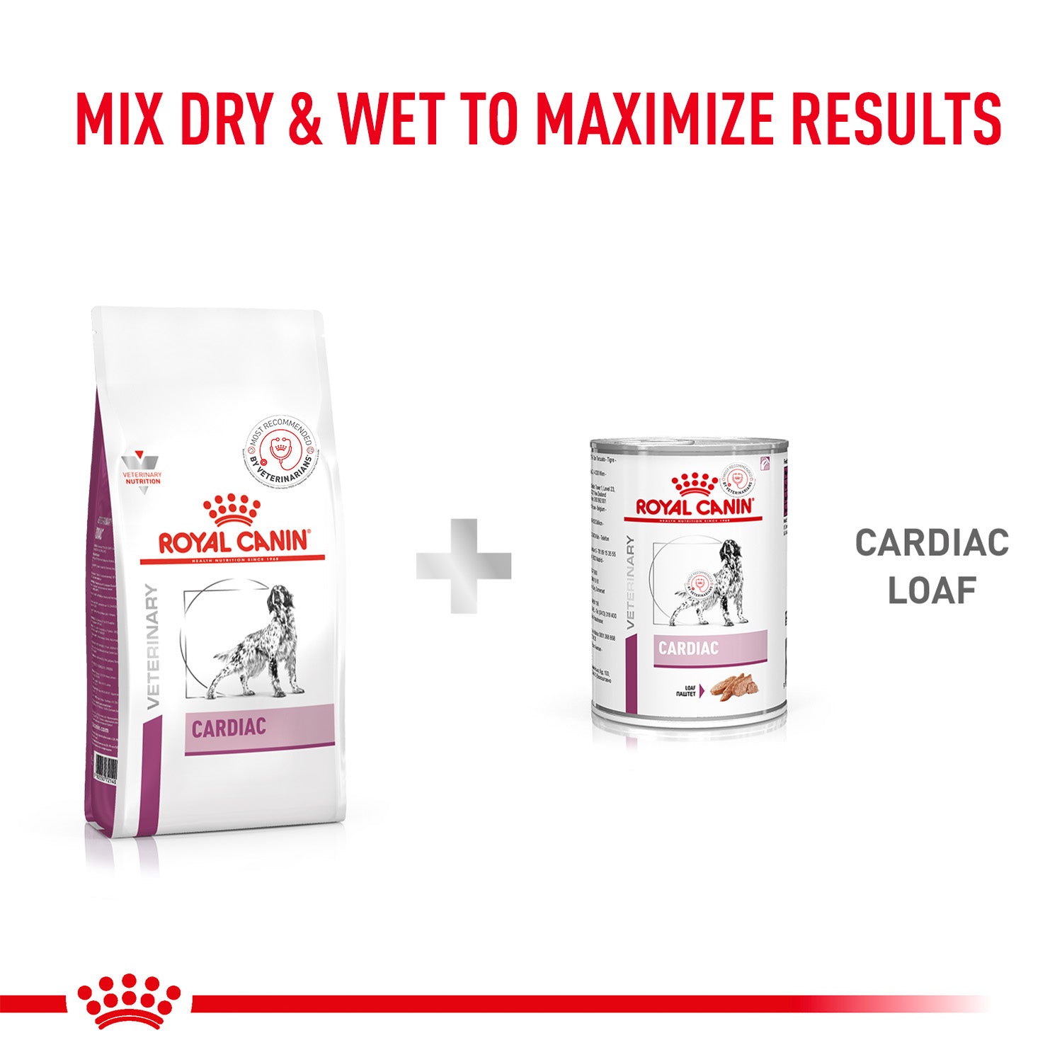 Royal Canin Veterinary Diet Cardiac Dry Food For Dog - 2 Kg - Heads Up For Tails