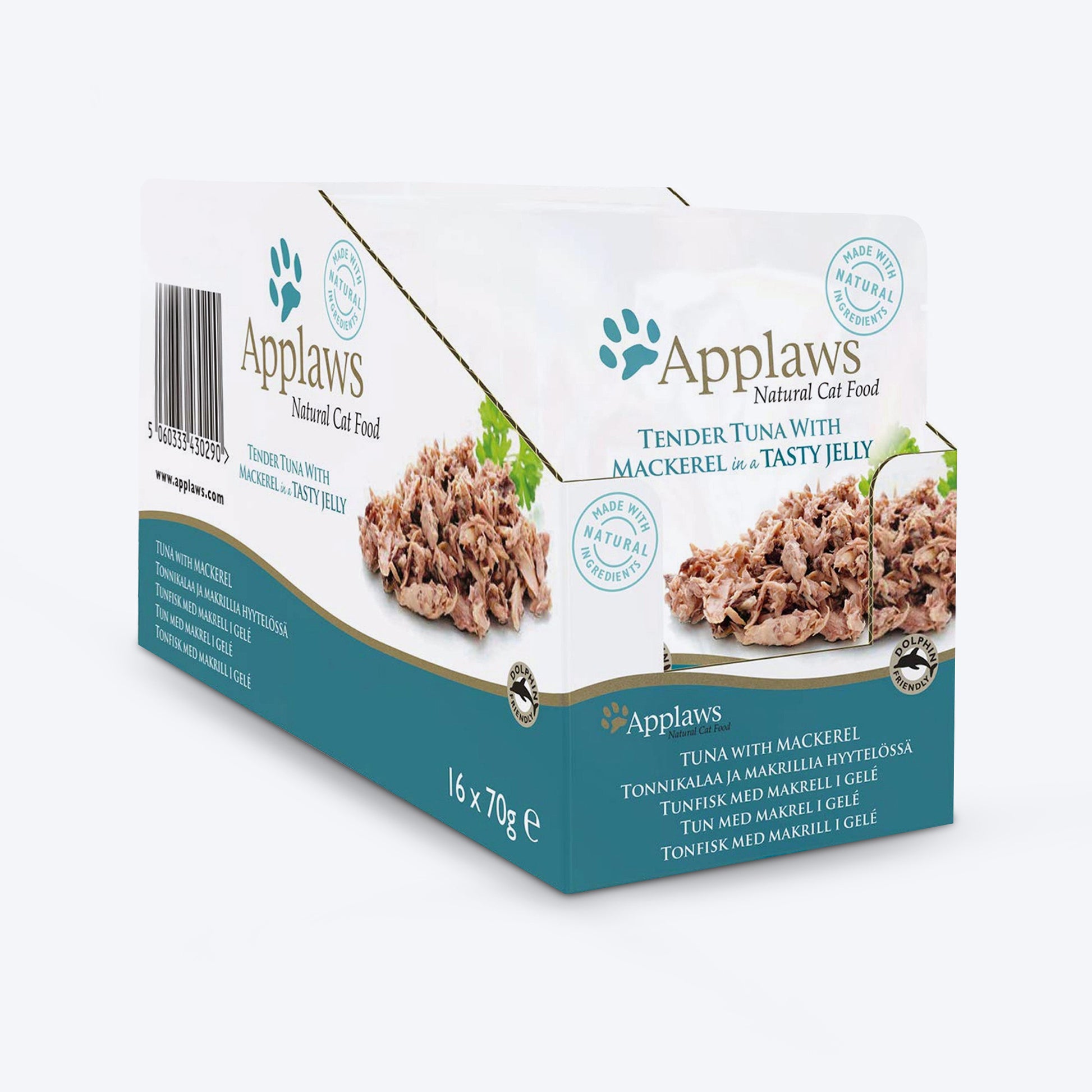 Applaws Natural 55% Tuna with 8.5% Mackerel in Jelly Wet Cat Food - 70 g_02