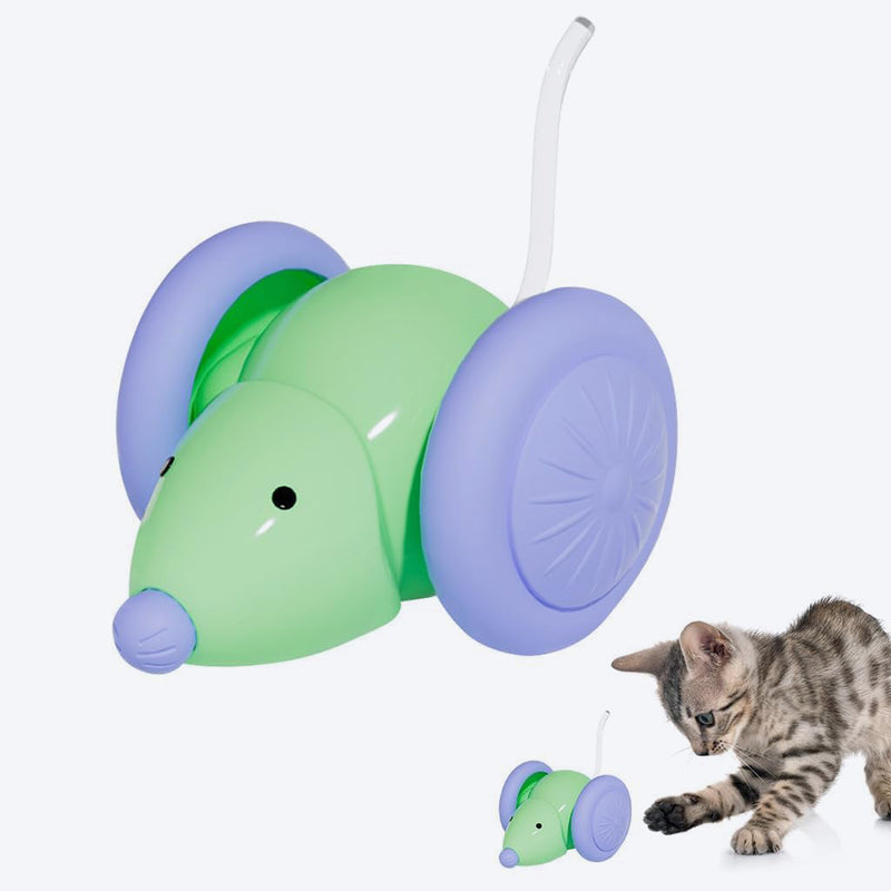 TLC Mouse Runner Interactive Battery Toy for Cat - Multicolor