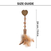 TLC Matatabi Whisker Teaser Toy For Cat With Catnip - Brown - Heads Up For Tails
