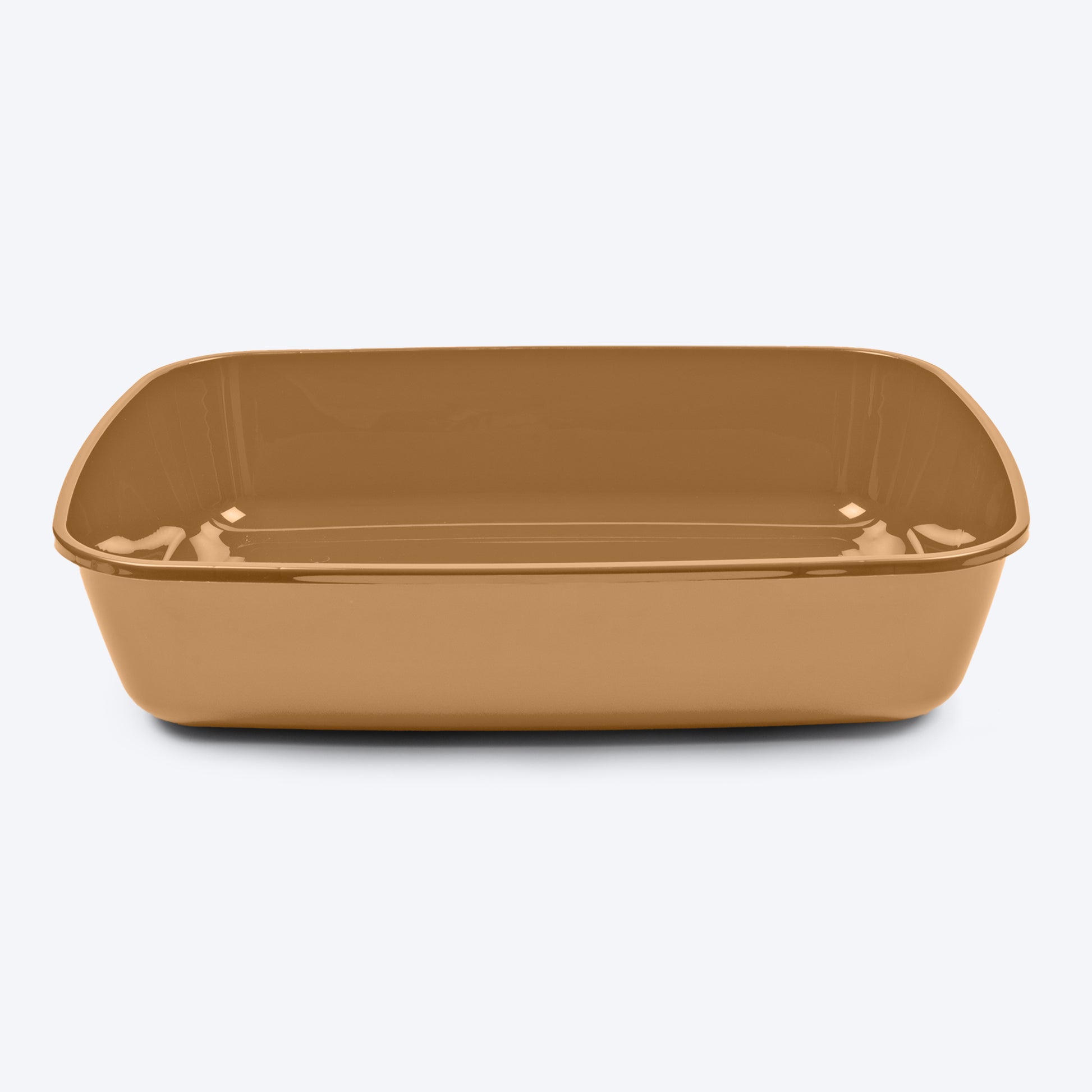 Savic IRIZ Cat Litter Tray with Rim - Nordic Brown- 17 x 12 x 5 inch - Heads Up For Tails