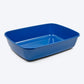 Savic IRIZ Cat Litter Tray with Rim - Nordic Blue - 17 x 12 x 5 inches - Heads Up For Tails