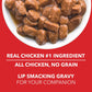 Drools Real Chicken and Chicken Liver Chunks in Gravy Puppy Wet Dog Food - 150g packs - Heads Up For Tails