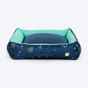 HUFT Jungle Dreams Lounger Bed For Dog - Blue - Heads Up For Tails