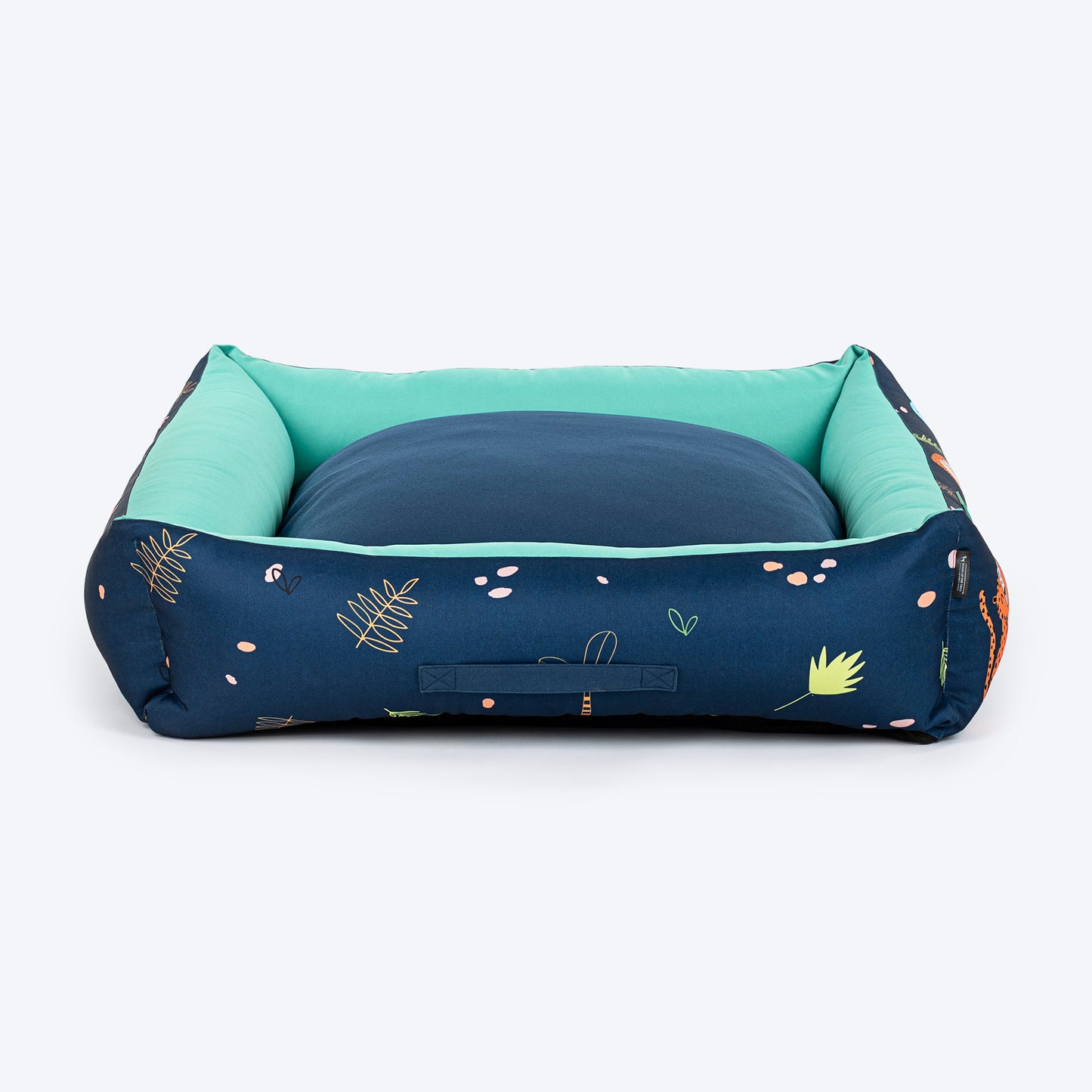 HUFT Jungle Dreams Lounger Bed For Dog - Blue - Heads Up For Tails