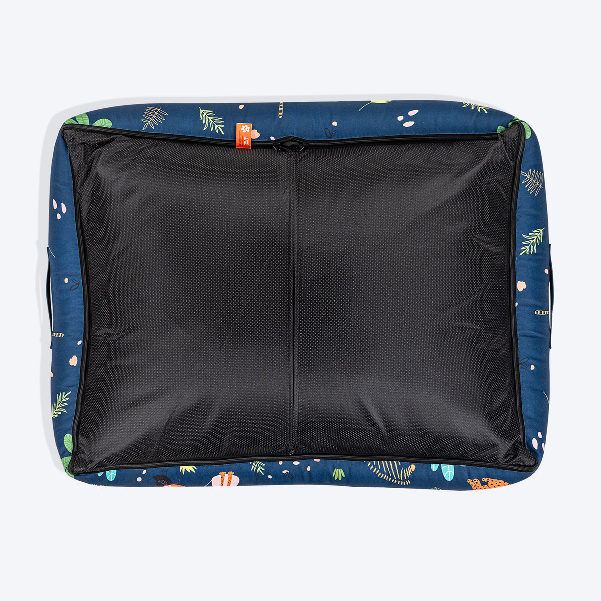 HUFT Jungle Dreams Lounger Bed For Dog - Blue - Heads Up For Tails