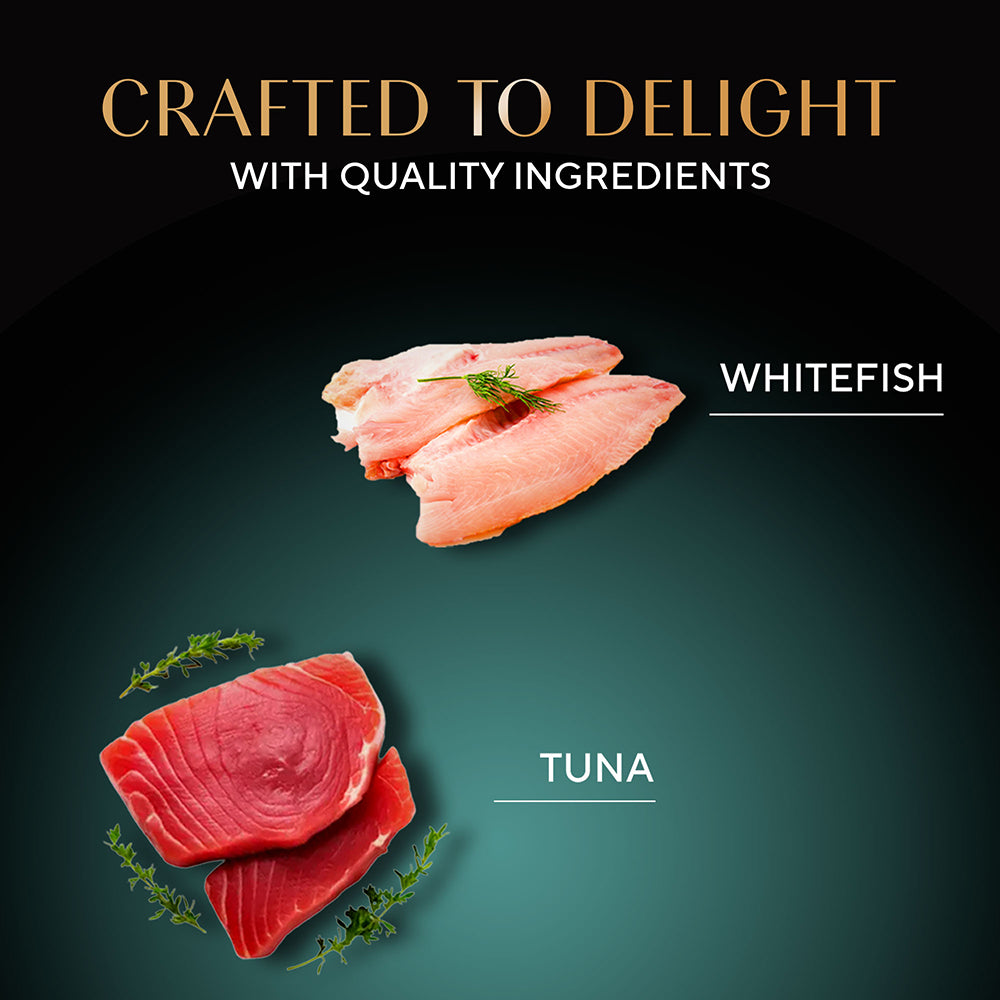 Sheba Tuna White Meat in Jelly Adult Wet Cat Food - 85 gm Packs