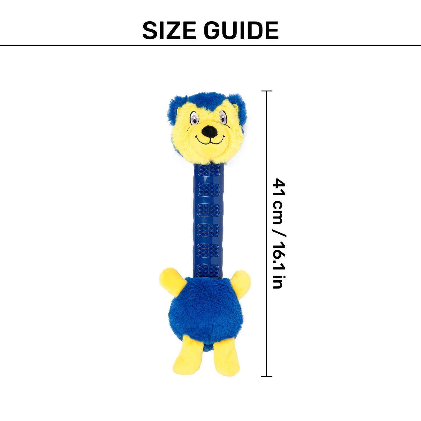 HUFT Lulu LongNeck Chew Toy For Dog - Navy Blue