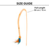 HUFT Twiggie Wand Toy For Cat - Orange