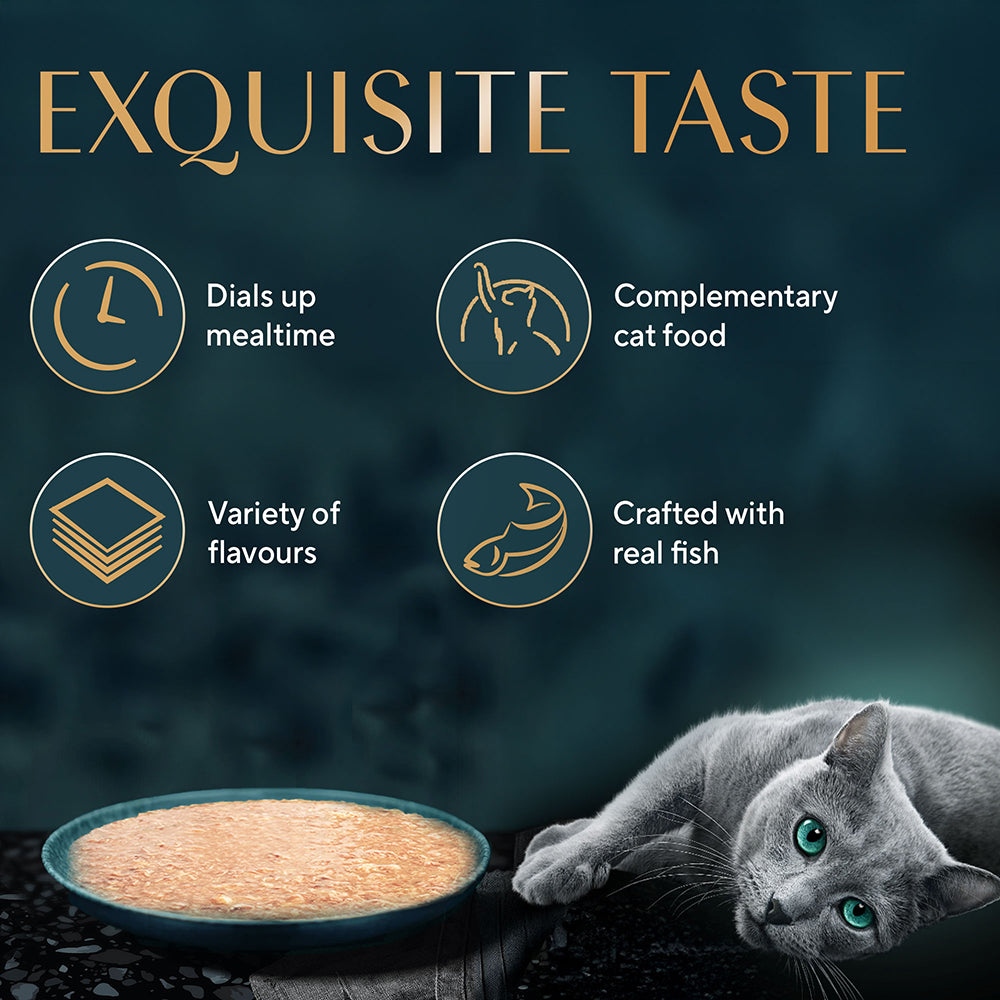 Sheba Rich Premium Chicken With Tuna In Gravy Adult Wet Cat Food - 70 gm Packs