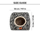 HUFT Furbulous Tent Bed For Cat - Black & White - Heads Up For Tails