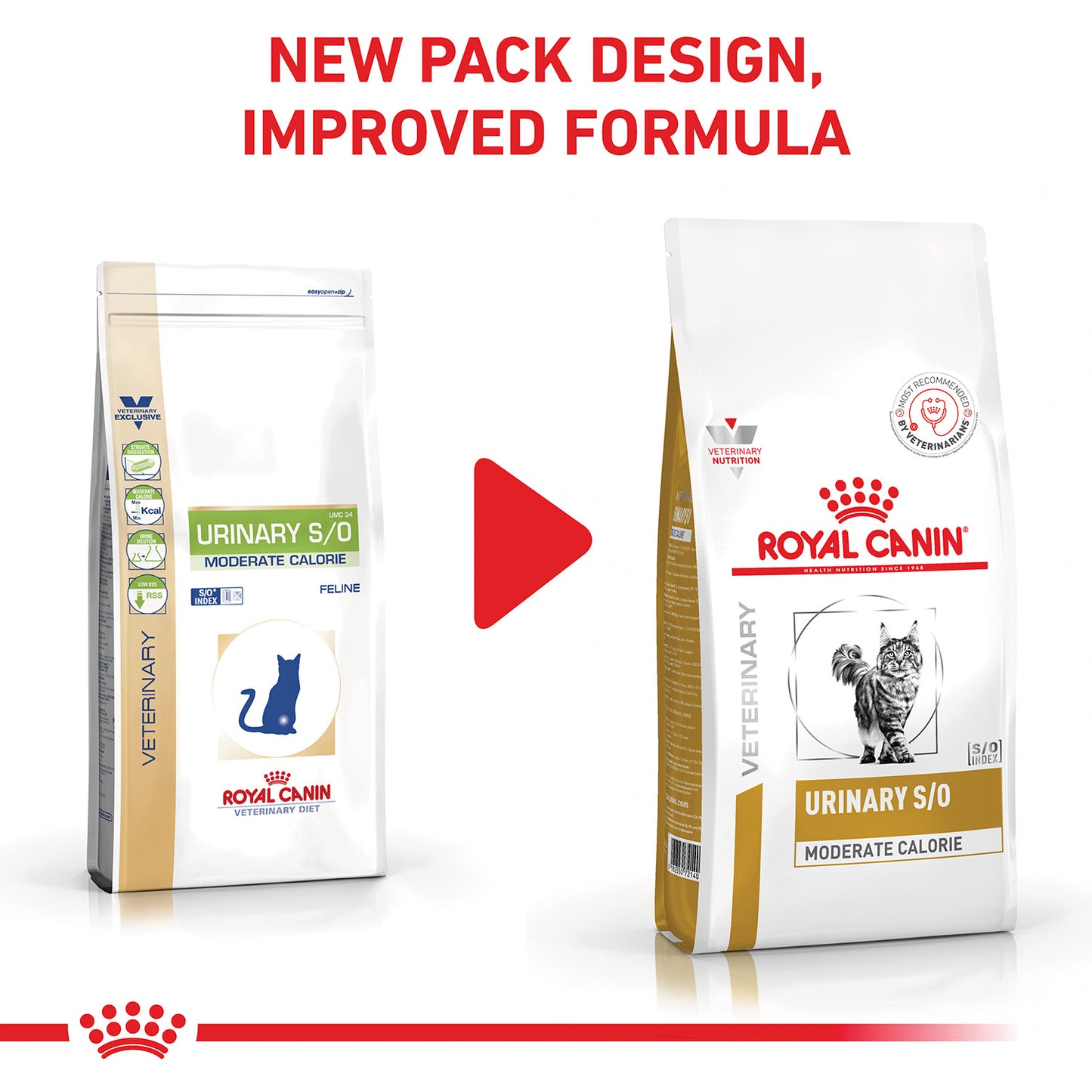 Royal Canin Veterinary Urinary S/O Moderate Calories Dry Food For Cat - 1.5 kg