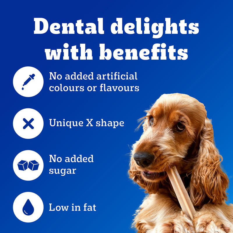 Pedigree Dentastix Dog Treat Weekly Pack For Medium Breed - 180 g - Heads Up For Tails
