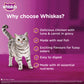 Whiskas Tasty Mix Wet Food Made With Real Fish(Tuna), Chicken & Carrot in Gravy For Adult (1+ year) Cat - 70 gm Pack - Heads Up For Tails