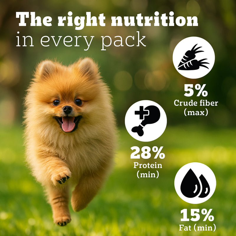 Pedigree PRO Expert Nutrition Small Breed (2-9 Months) Dry Puppy Food - Heads Up For Tails