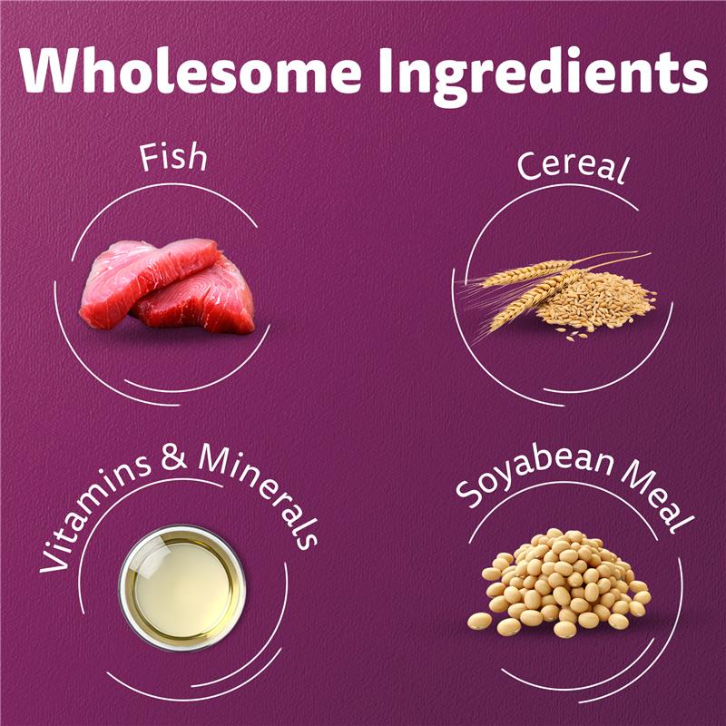 Whiskas Adult (1+ Years) Tuna Flavour Dry Cat Food - Heads Up For Tails