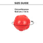 TLC Squeaky Balls Toy For Dog - Red - Set of 2