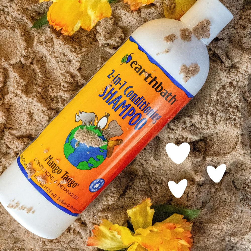 Earthbath 2 in 1 Pet Conditioning Dog Shampoo (Mango Tango)