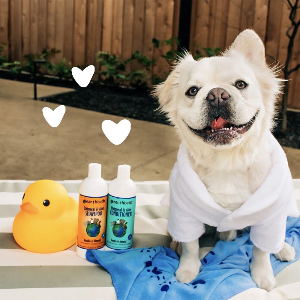 Earthbath Oatmeal & Aloe Dog & Cat Shampoo (Vanilla & Almond) - 472 ml