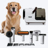 Trimz Pet Grooming Kit & Vacuum Suction For Dog & Cat - White - Heads Up For Tails