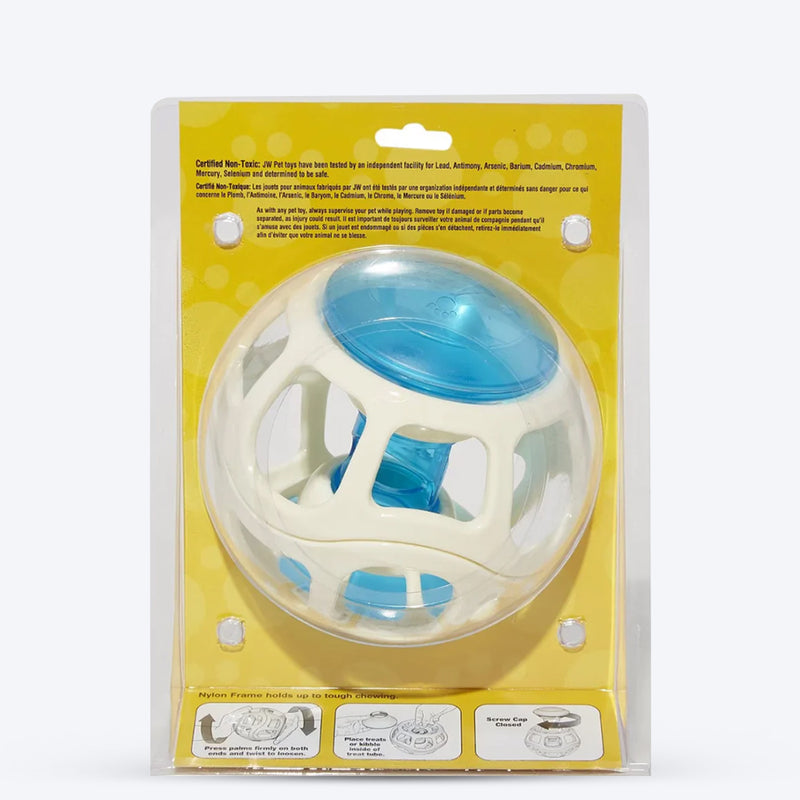 JW Pet Rockin Treat Ball Toy For Dog - Assorted - Heads Up For Tails