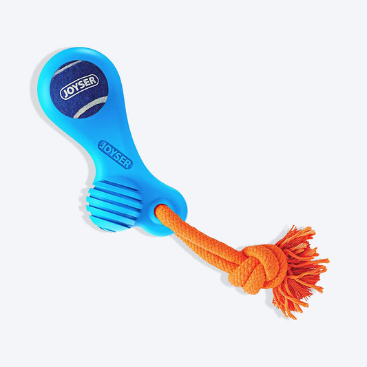 JOYSER Bone With Ball Chew Toy For Puppy - Blue - S