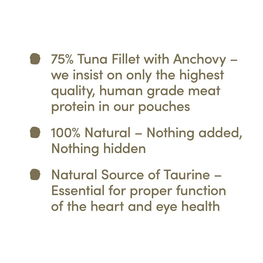 Applaws Tuna Fillet With Whole Anchovy Wet Food For Adult Cat -  70 g - Heads Up For Tails