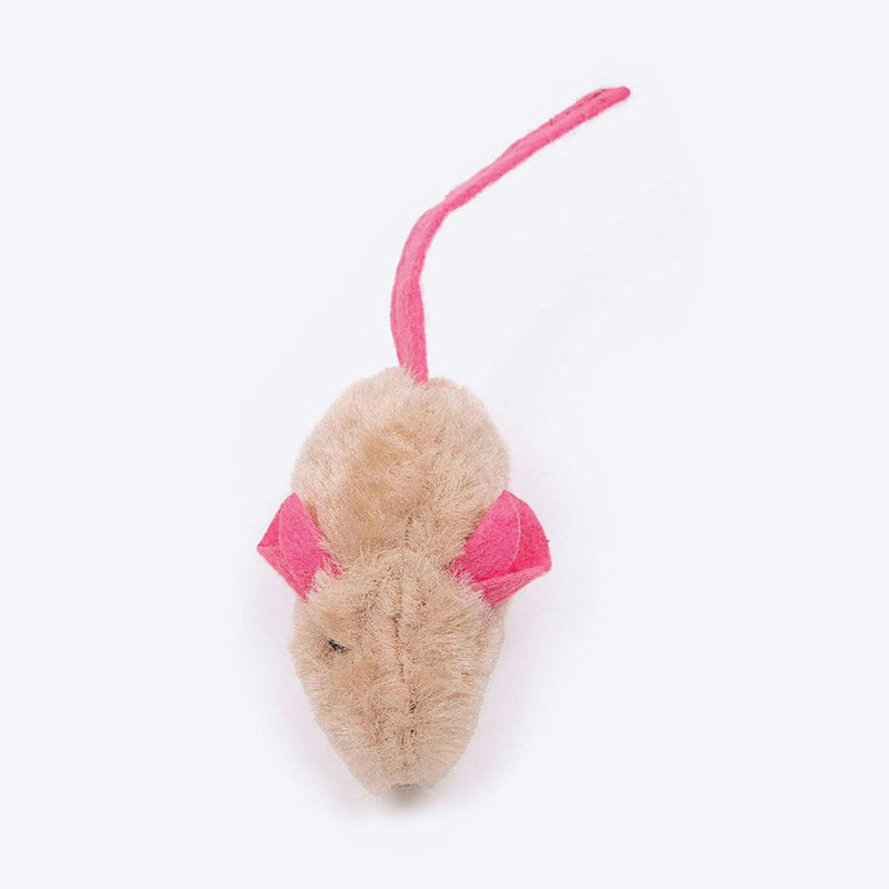 TLC Mouse Mischief Plush Toy For Cat - Brown - Heads Up For Tails