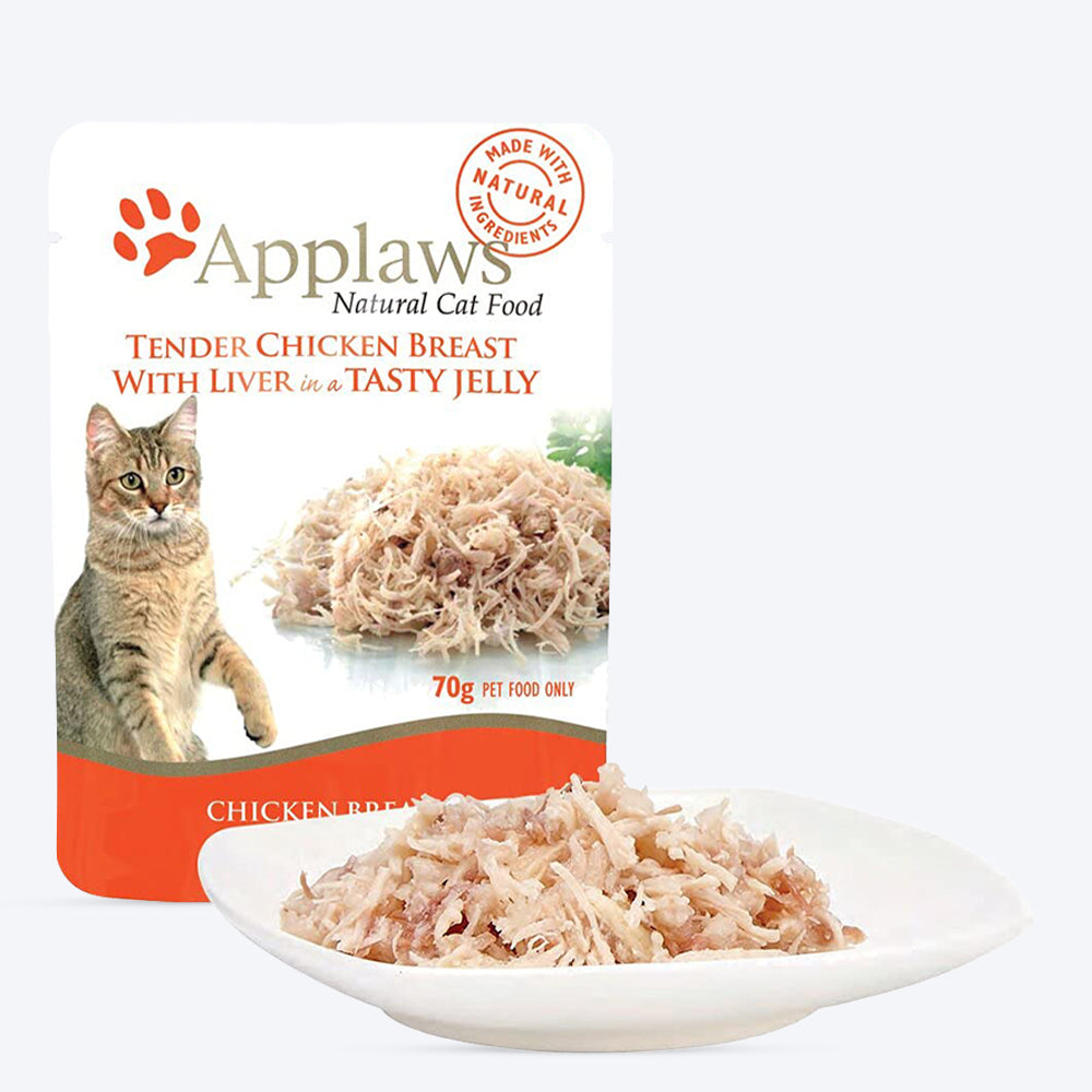 Applaws Cat Wet Food Natural Tender Chicken Breast with Liver in