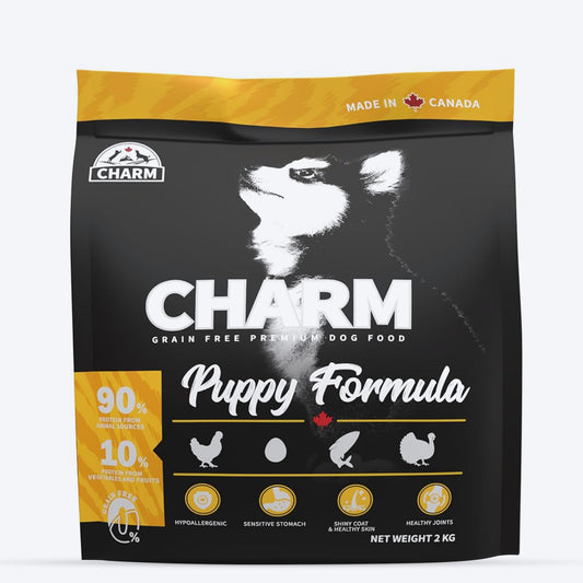 Charm Premium Formula Grain Free Dry Food For Puppy - Heads Up For Tails