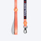 HUFT Classic Dog Leash - Orange - 1.5 m (Can be Personalised) - Heads Up For Tails