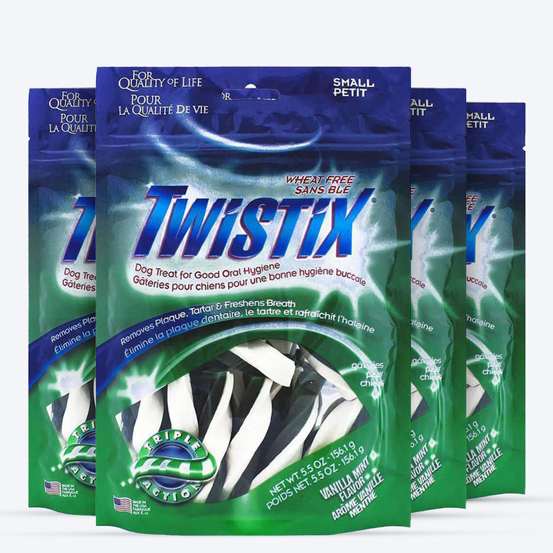 NPIC Twistix Vanilla Mint Treat For Dog - Heads Up For Tails