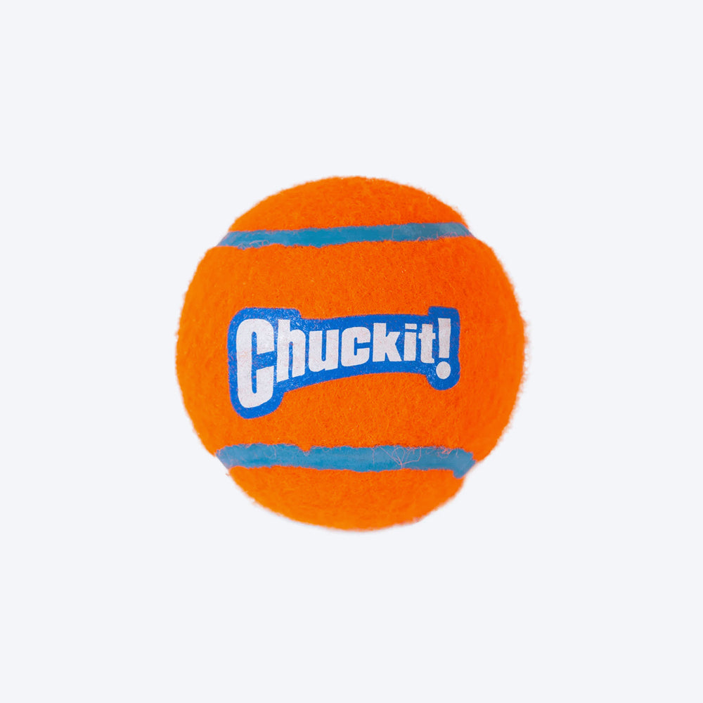 Chuckit! Tennis Ball Dog Fetch Toy - Orange - Heads Up For Tails