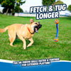 Chuckit! Ultra Duo Tug Dog Toy - Orange & Blue - M - Heads Up For Tails