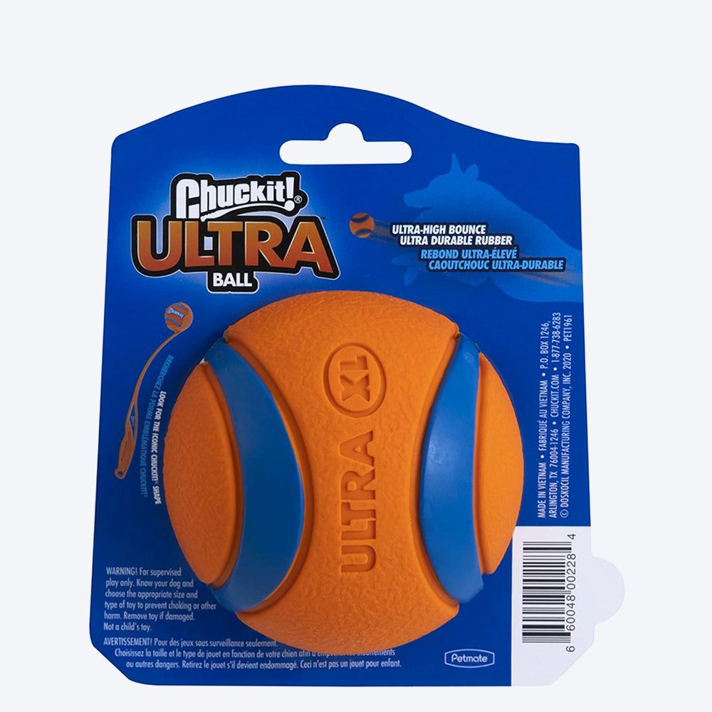 Chuckit! Ultra Ball Dog Toy - Orange & Blue_05