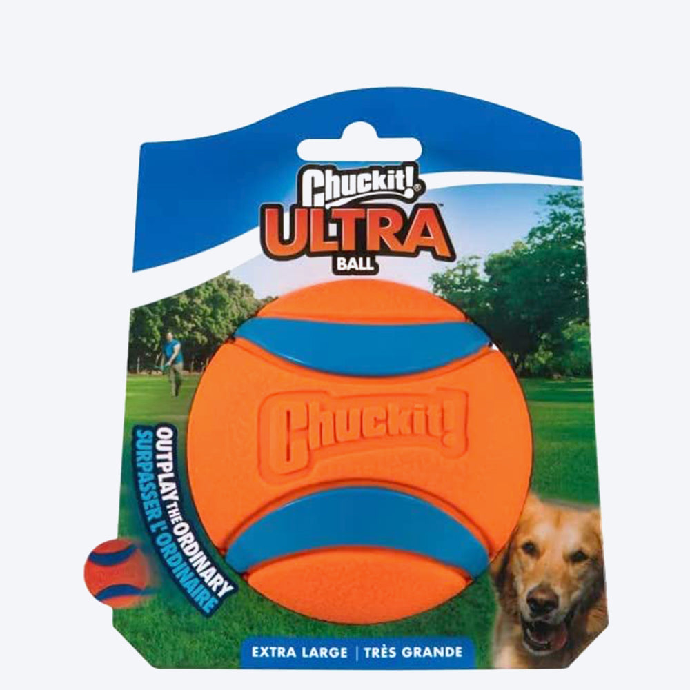 Chuckit! Ultra Ball Dog Toy - Orange & Blue_07