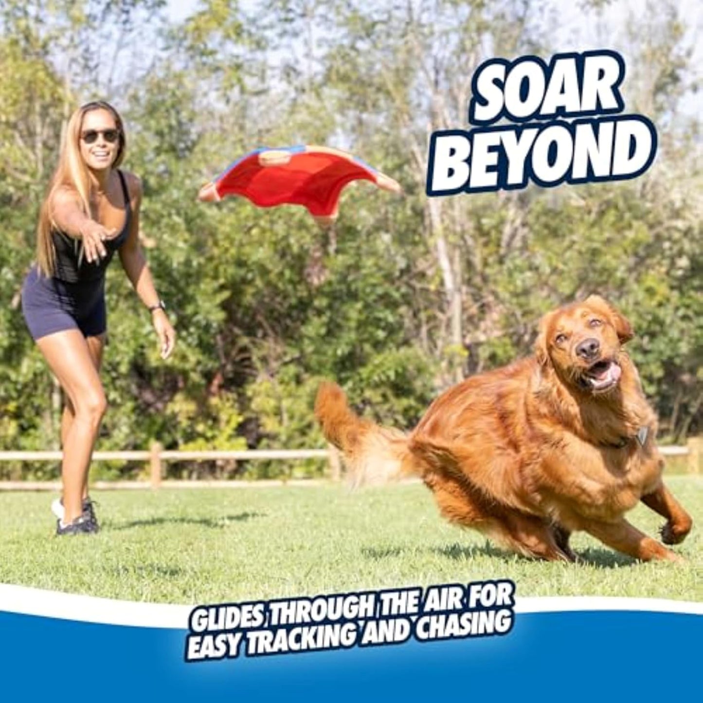Chuckit! Flying Squirrel Dog Toy - M - Heads Up For Tails