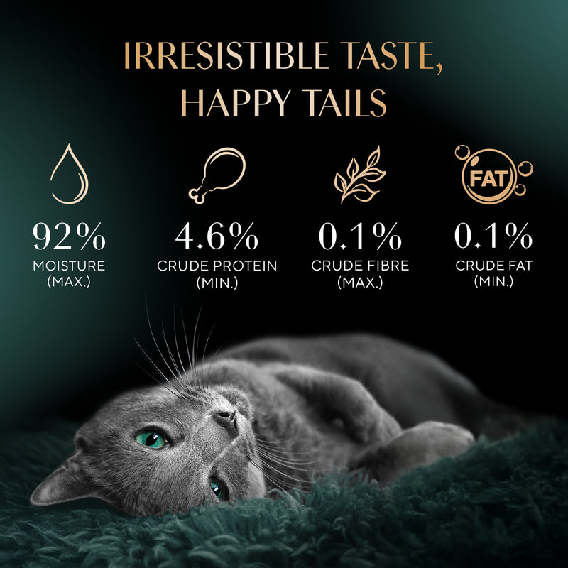 Sheba Melty Spoons Creamy Chicken & Chicken Shreds Treat For Cat - 40 gm Packs - Heads Up For Tails