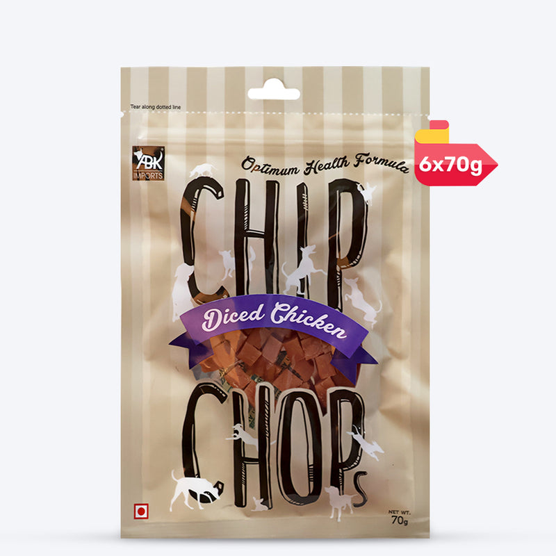 Chip Chops Diced Chicken Treat For Dog - Heads Up For Tails